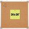Cork Board Set - Bulletin Corkboard 24 x 24 inch(Cork 24x24")